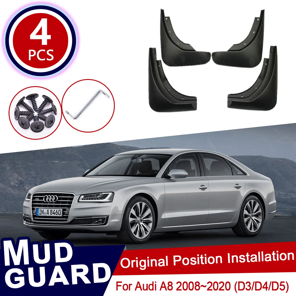 for Audi A8 D3 D4 D5 2008~2020 Car Mud Flaps Front Rear Mudguard Splash Guards Fender Mudflaps 2009 2014 201 2016 2017 2018 2019
for Audi A8 D3 D4 D5 2008~2020 Car Mud Flaps Front Rear Mudguard Splash Guards Fender Mudflaps 2009 2014 201 2016 2017 2018 2019