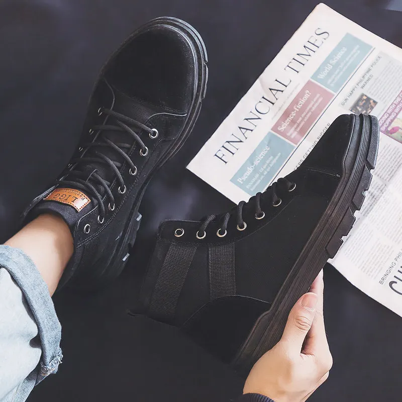 2021 Spring Autumn New British Style Men's Boots Round Toe Low Heel Casual Martin Boots with Platform Breathable for Daily 
2021 Spring Autumn New British Style Men's Boots Round Toe Low Heel Casual Martin Boots with Platform Breathable for Daily