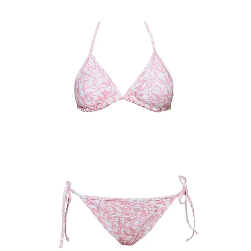 D2060 Bikini Set 2020 Sexy Push Up Swimwear Women Brazilian Swimsuit Low Waist Biquini Halter Two Pieces Bathing Suit 
D2060 Bikini Set 2020 Sexy Push Up Swimwear Women Brazilian Swimsuit Low Waist Biquini Halter Two Pieces Bathing Suit