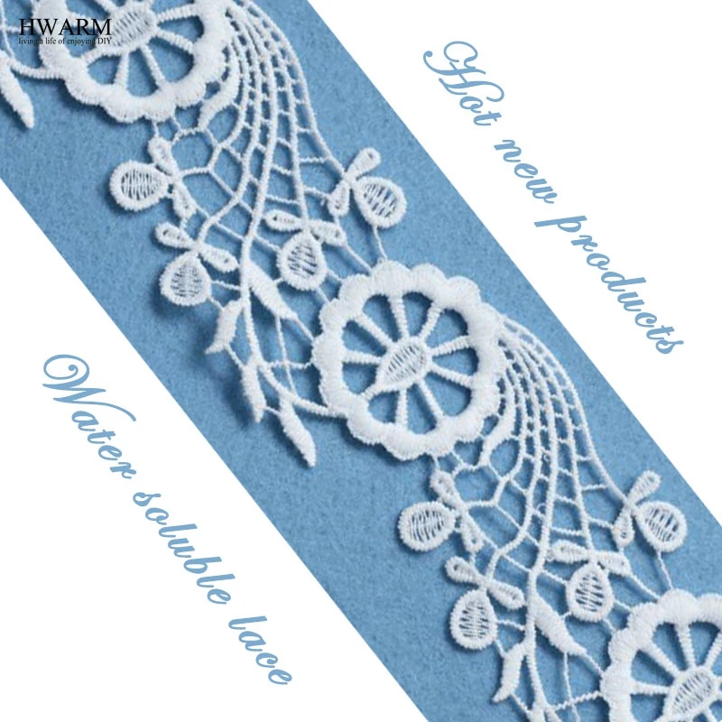 10yard lace fabric wedding underwear decoration water soluble embroidery white flower non elastic barcode women's accessories
10yard lace fabric wedding underwear decoration water soluble embroidery white flower non elastic barcode women's accessories