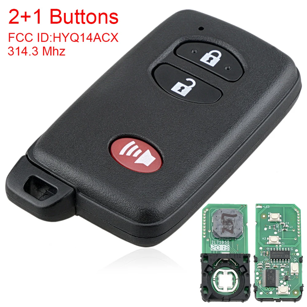 314.3MHz 2 Button Smart Car Remote Key HYQ14ACX Board 5290 Frequency 314.3MHz.With 4D Chip Fit for Toyota Virgin Prox
314.3MHz 2 Button Smart Car Remote Key HYQ14ACX Board 5290 Frequency 314.3MHz.With 4D Chip Fit for Toyota Virgin Prox