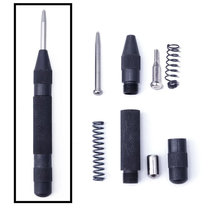 New Heavy Duty Automatic Centre Punch Spring Loaded Metal Wood Press Dent Marker Heavy Duty Automatic Centre Punch
New Heavy Duty Automatic Centre Punch Spring Loaded Metal Wood Press Dent Marker Heavy Duty Automatic Centre Punch
