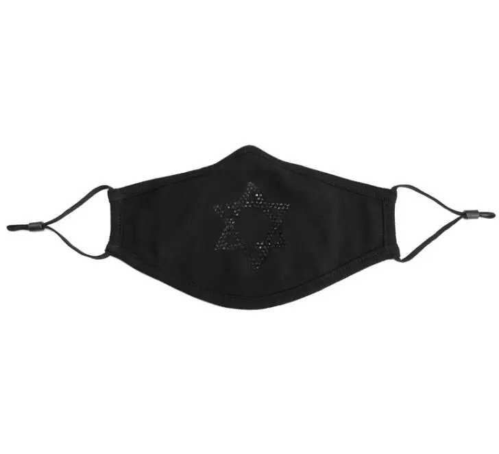 Men Women's black color diamond beaded star 100% cotton mask lady's PM 2.5 filter breathable cotton mouth-muffle R2795
Men Women's black color diamond beaded star 100% cotton mask lady's PM 2.5 filter breathable cotton mouth-muffle R2795
