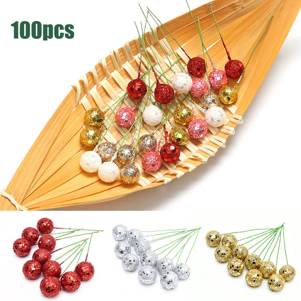 100pcs 6cm Artificial Mini Berries Glitter Christmas Decor Fake Flower Red Cherry Pearlescent Stamen Wedding Christmas Cake Box
100pcs 6cm Artificial Mini Berries Glitter Christmas Decor Fake Flower Red Cherry Pearlescent Stamen Wedding Christmas Cake Box