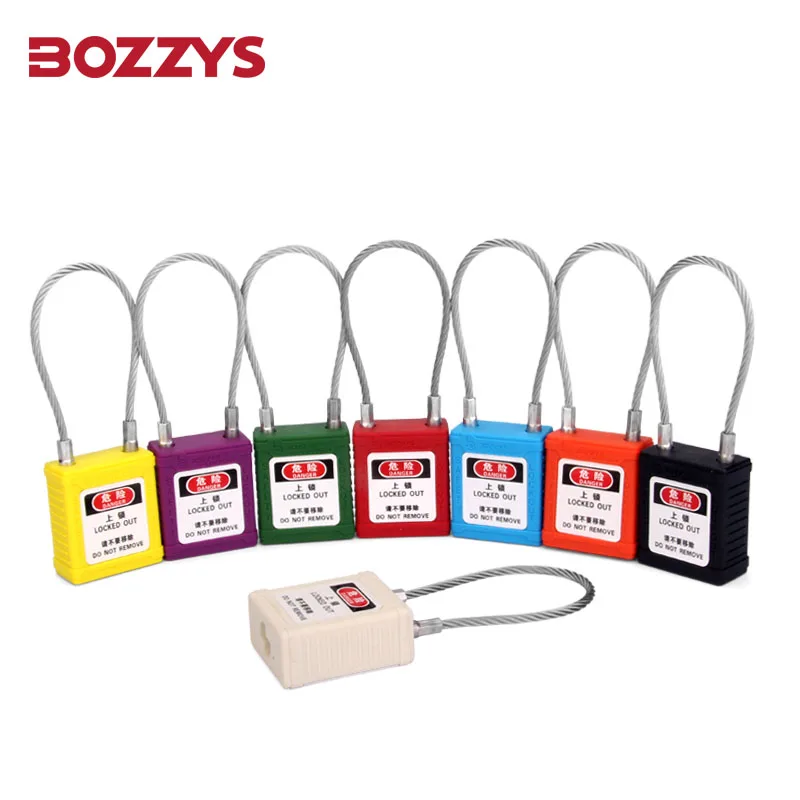 BOZZYS Pad Locks 175mm Stainless Steel Cable Wire Shackle Safety Padlock Lockout LOTO lock out tag out
BOZZYS Pad Locks 175mm Stainless Steel Cable Wire Shackle Safety Padlock Lockout LOTO lock out tag out