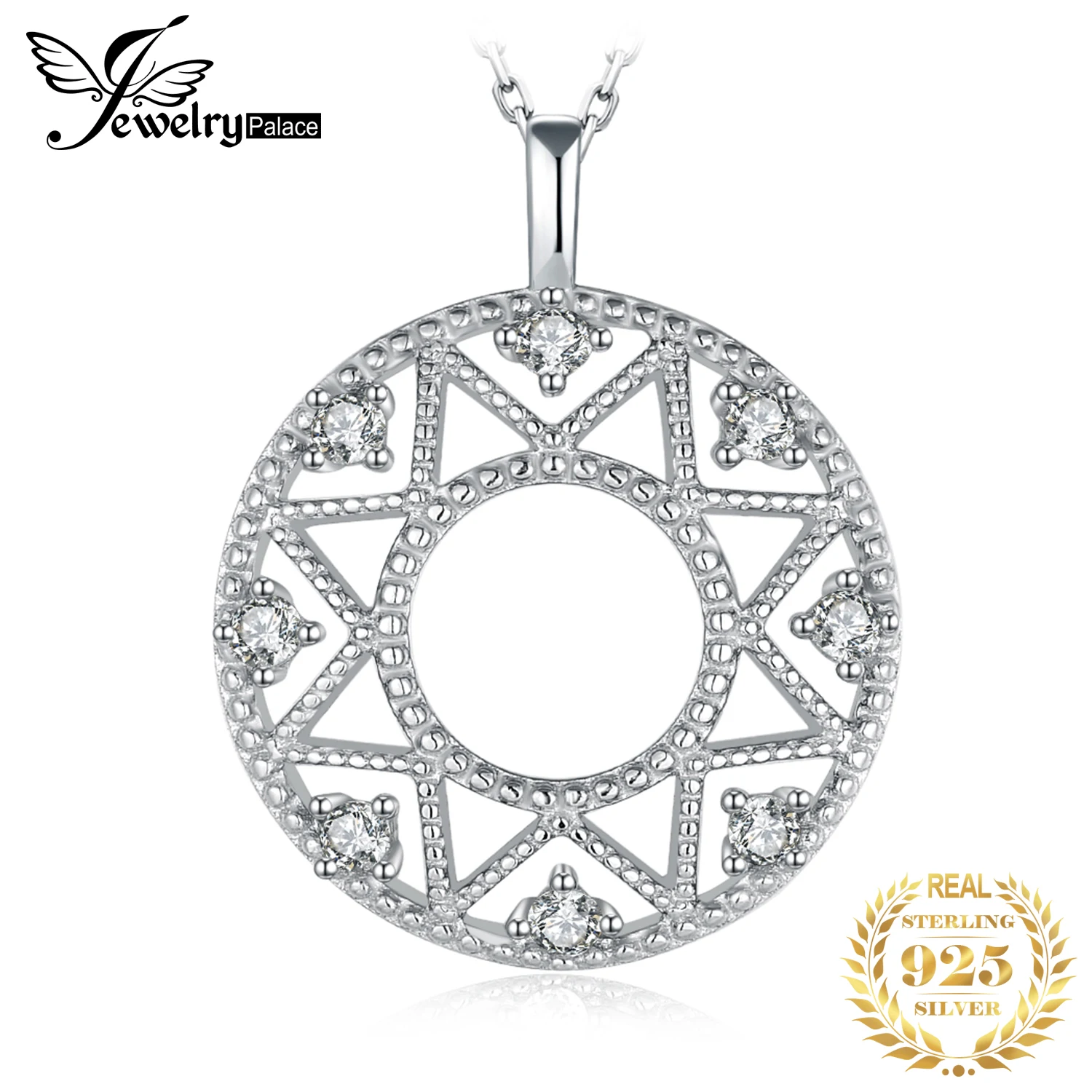 JewelryPalace Crop Circle Milgrain Cut Coin Pendant Necklace Without Chain 925 Sterling Silver Pendant Jewelry Sterling Silver
JewelryPalace Crop Circle Milgrain Cut Coin Pendant Necklace Without Chain 925 Sterling Silver Pendant Jewelry Sterling Silver