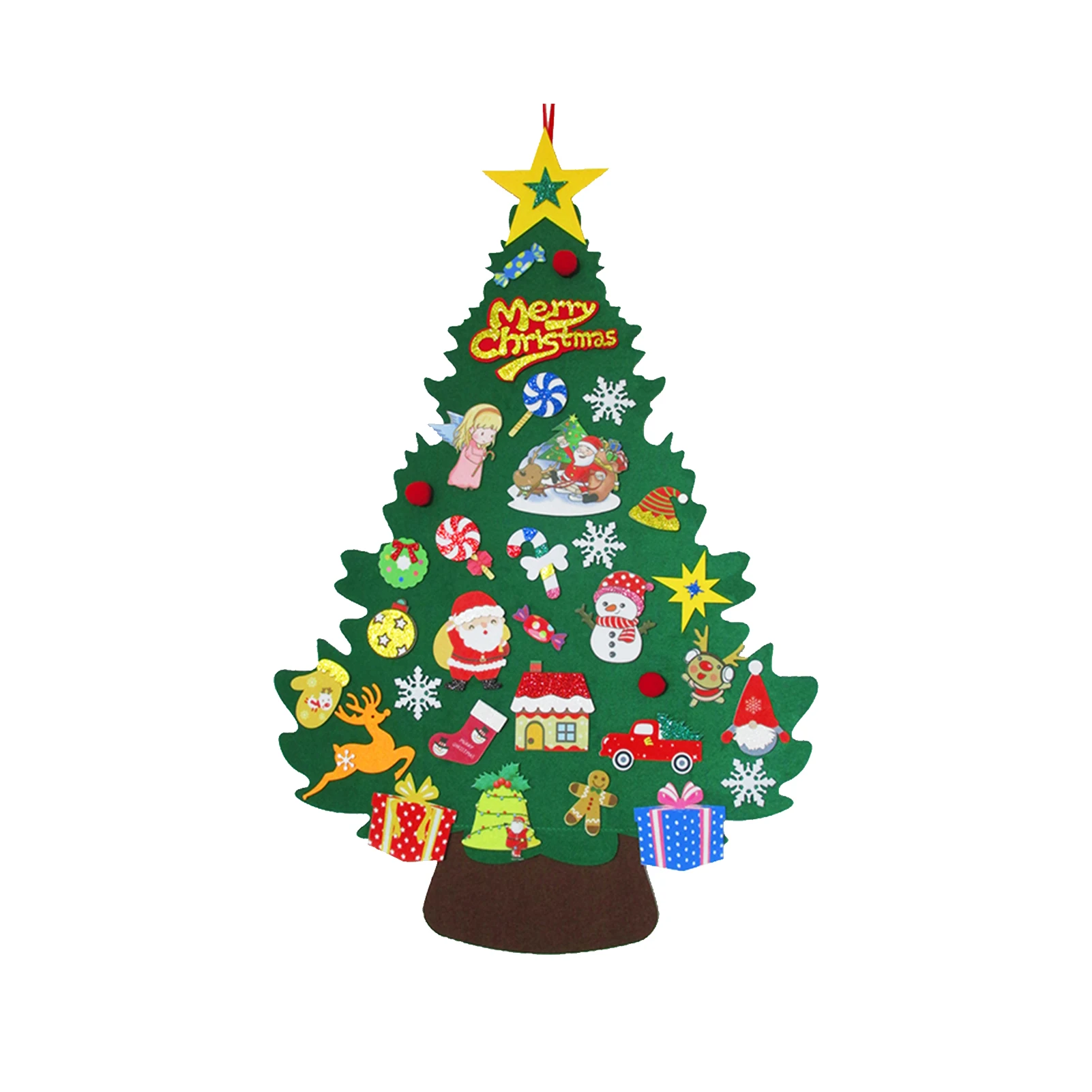 2021 Kids DIY Felt Christmas Tree Christmas Decoration For Home New Year Gifts Christmas Ornaments Santa Claus Xmas Excellent
2021 Kids DIY Felt Christmas Tree Christmas Decoration For Home New Year Gifts Christmas Ornaments Santa Claus Xmas Excellent
