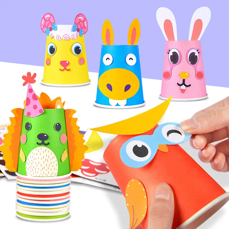 12Pcs/Set Kids Animals DIY Handmade Paper Cups Sticker Material Kit Children Kindergarten School Art Craft Educational Toys
12Pcs/Set Kids Animals DIY Handmade Paper Cups Sticker Material Kit Children Kindergarten School Art Craft Educational Toys