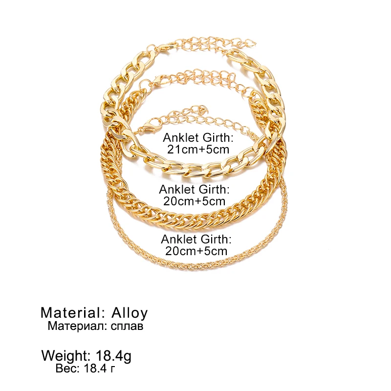 EN 3pcs/Set Hip Hop Chunky Thick Miami Curb Cuban Bracelets Bangles Punk Metal Twisted Rope Chain Bracelet Jewelry Gift
EN 3pcs/Set Hip Hop Chunky Thick Miami Curb Cuban Bracelets Bangles Punk Metal Twisted Rope Chain Bracelet Jewelry Gift