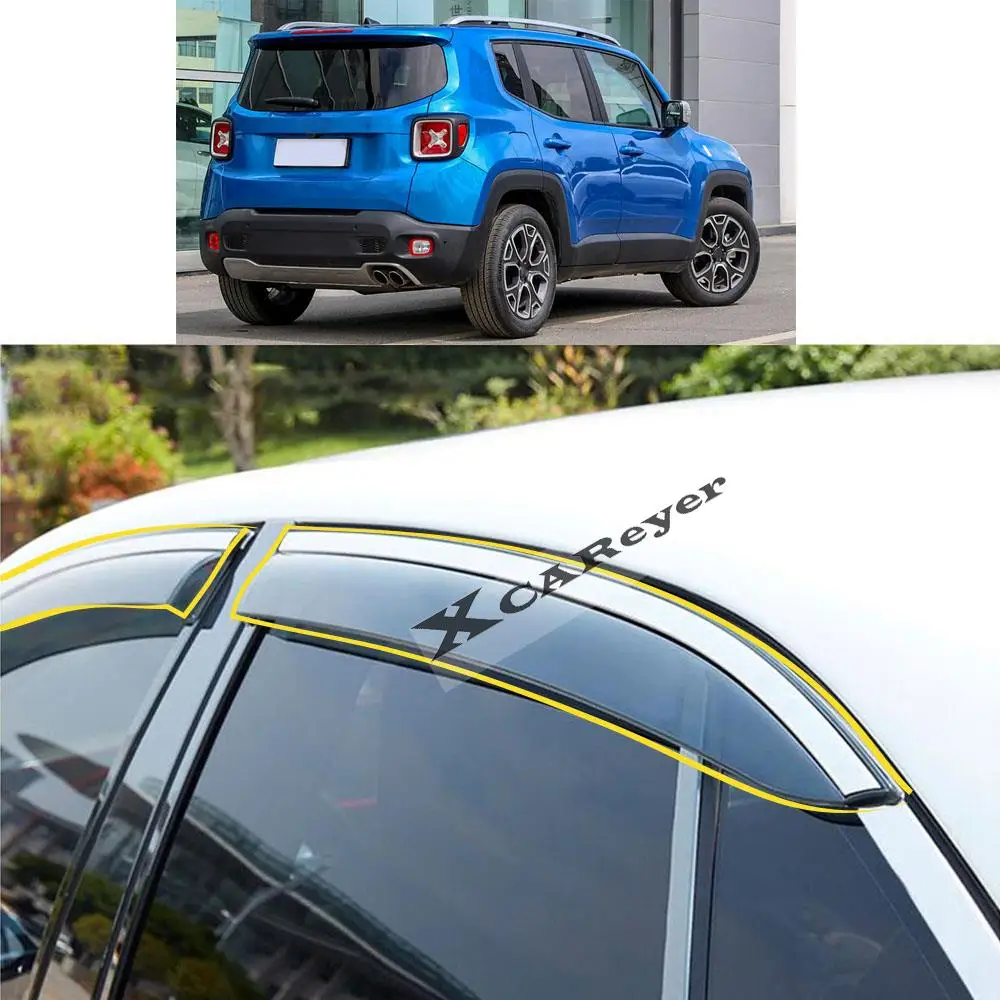 Стикер для кузова автомобиля Jeep Renegade, пластиковое окно-стекло, ветрозащитный козырек, защита от дождя и солнца, 2016, 2017, 2018, 2019, 2020, 2021
Стикер для кузова автомобиля Jeep Renegade, пластиковое окно-стекло, ветрозащитный козырек, защита от дождя и солнца, 2016, 2017, 2018, 2019, 2020, 2021