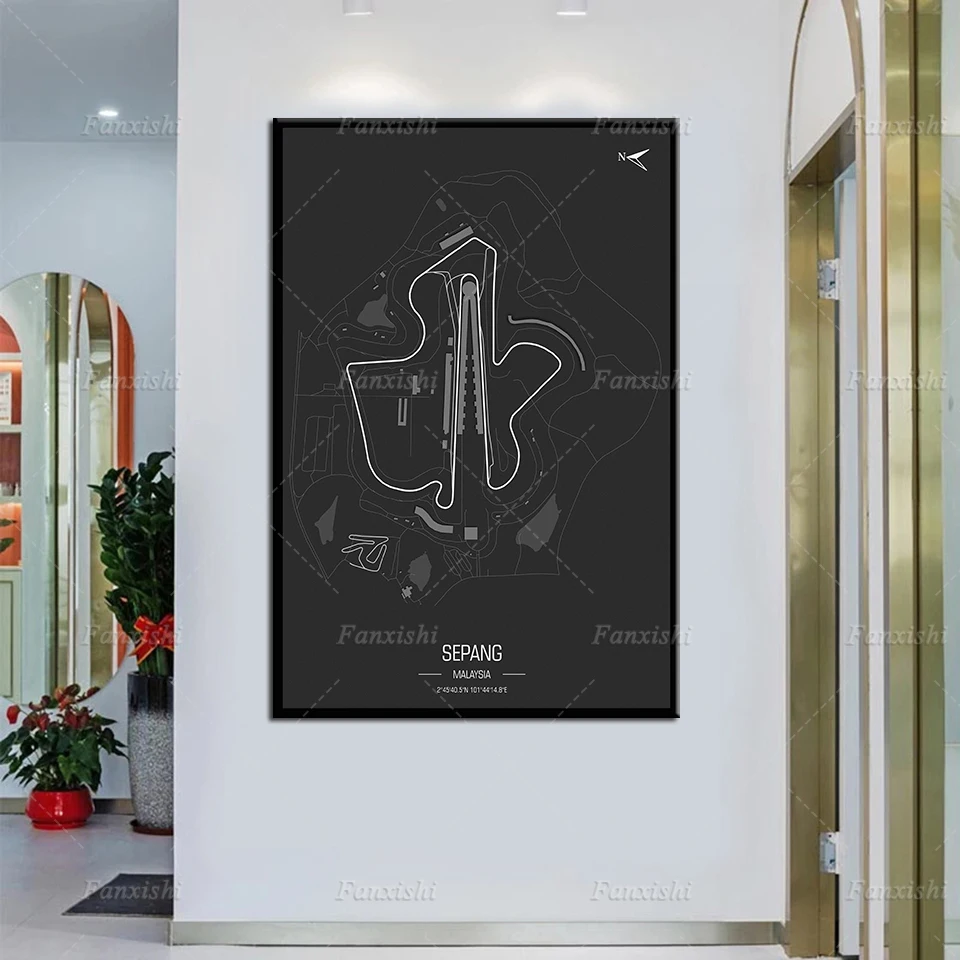 Modern Racing Track Car Sepang - Circuit Poster 2.0 Wall Art Prints Canvas Painting Modular Pictures Home Living Room Decor Gift
Modern Racing Track Car Sepang - Circuit Poster 2.0 Wall Art Prints Canvas Painting Modular Pictures Home Living Room Decor Gift