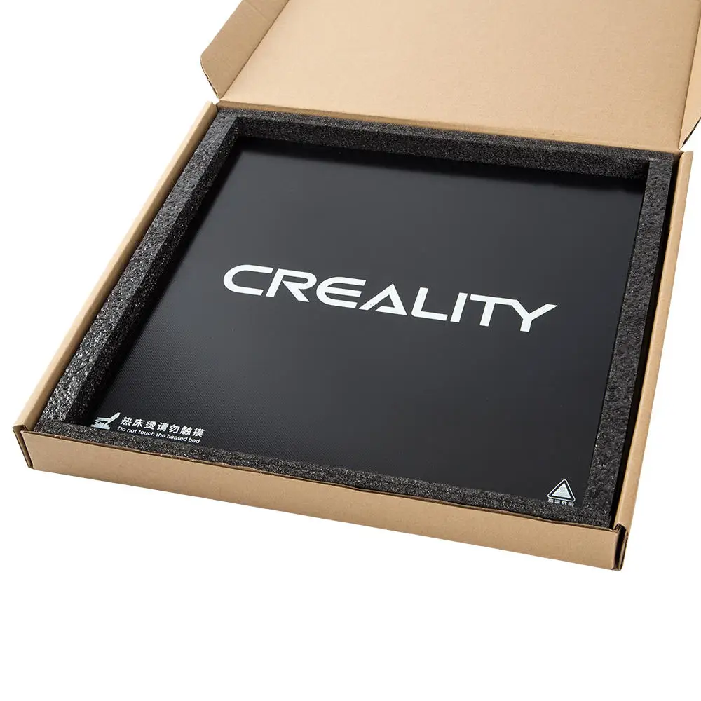 Creality 3D Ultrabase 410*410*4mm Carbon Silicon Glass Plate Platform Heated Bed Build Surface for CR-10S4 MK2 MK3 hotbed parts
Creality 3D Ultrabase 410*410*4mm Carbon Silicon Glass Plate Platform Heated Bed Build Surface for CR-10S4 MK2 MK3 hotbed parts