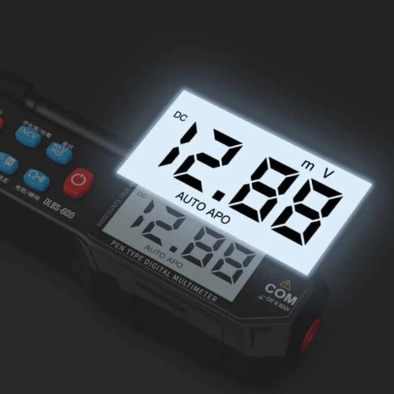 DUKA DLBS-600 LCD Digital Multimeter Pen High Precision with Flashlight Non-Contact Detection Sound Light Alarm
DUKA DLBS-600 LCD Digital Multimeter Pen High Precision with Flashlight Non-Contact Detection Sound Light Alarm