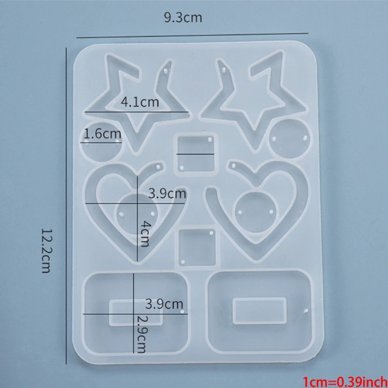 3PCS Earring Resin Molds Silicone Resin Casting Molds Epoxy Molds for DIY Making 1XCA
3PCS Earring Resin Molds Silicone Resin Casting Molds Epoxy Molds for DIY Making 1XCA