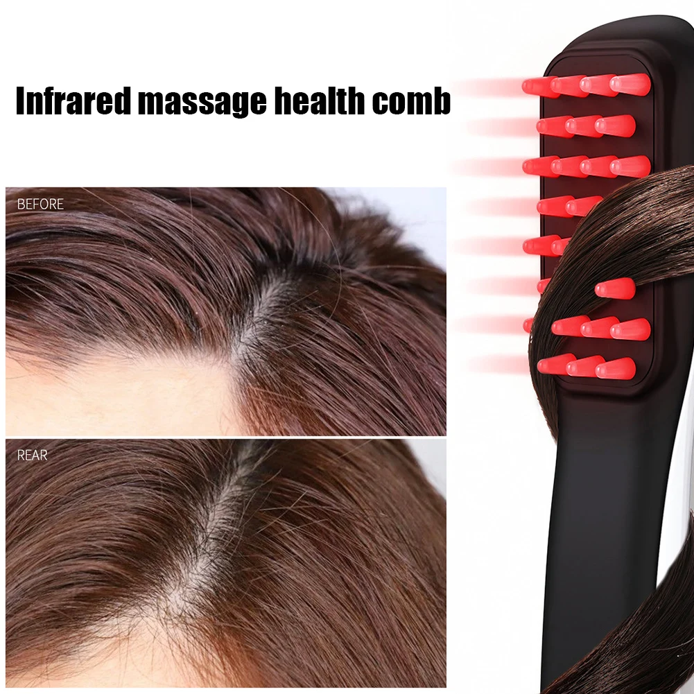 650nm Hair Growth Massage Comb Tangle Head Scalp Anti Hair Loss Infrared Comb Laser Hair Growth Brush Beauty Tool
650nm Hair Growth Massage Comb Tangle Head Scalp Anti Hair Loss Infrared Comb Laser Hair Growth Brush Beauty Tool