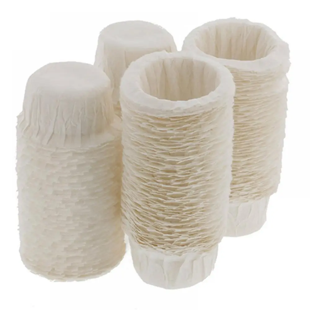 100pcs/Set White Coffee Filters Single Serving Paper for Coffee Machine White Filter Paper Cake Cup Coffee Paper Bowl
100pcs/Set White Coffee Filters Single Serving Paper for Coffee Machine White Filter Paper Cake Cup Coffee Paper Bowl