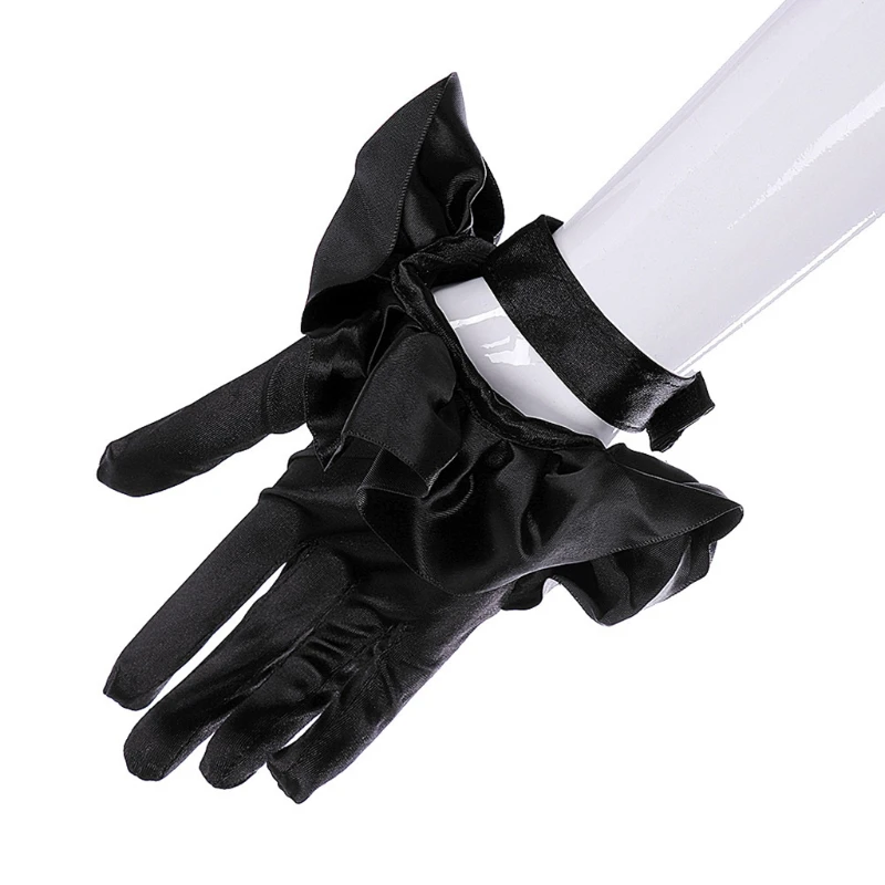 Ruffle Gloves for Women Handmade Gothic Ornament Cute Elegant Gloves for Wedding Dinner Halloween Cosplay Party Props
Ruffle Gloves for Women Handmade Gothic Ornament Cute Elegant Gloves for Wedding Dinner Halloween Cosplay Party Props