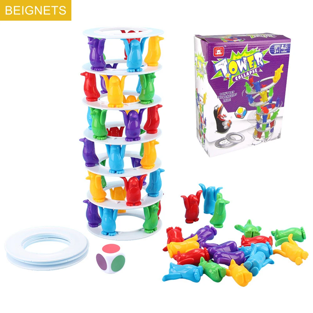 Kids Penguin Tower Collapse Balance Game Toy Funny Party Games Crazy Penguin Crash Tower Thrill Challenge Toys
Kids Penguin Tower Collapse Balance Game Toy Funny Party Games Crazy Penguin Crash Tower Thrill Challenge Toys
