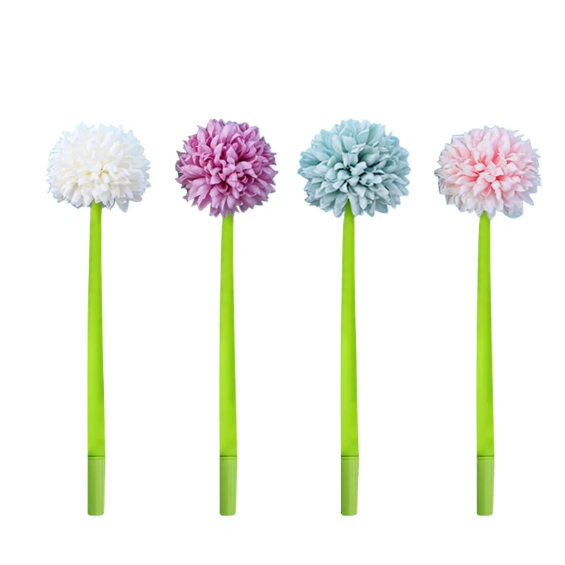 4 PCS Cute Chrysanthemum Gel Pen Refillable Rollerball Pen Halloween Supplies 
4 PCS Cute Chrysanthemum Gel Pen Refillable Rollerball Pen Halloween Supplies