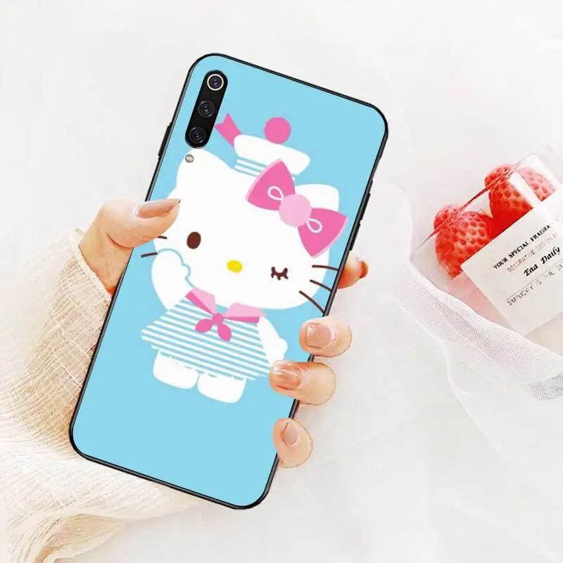 Nbдруicai красивый розовый Hello Kitty DIY окрашенная блестящая фотография для Redmi Note 8 8A 7 6