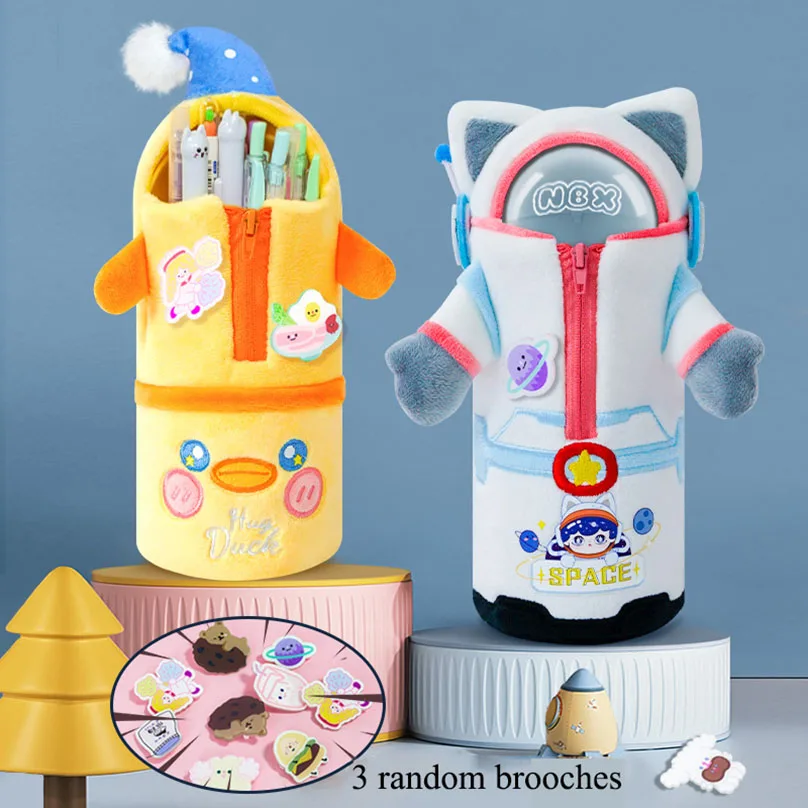 Newmebox Plush Pencil Case Kawaii Stationery Estojo Escolar Piornik Astronaut Pencil Cases For Girls Trousse Scolaire Pencil Box 
Newmebox Plush Pencil Case Kawaii Stationery Estojo Escolar Piornik Astronaut Pencil Cases For Girls Trousse Scolaire Pencil Box
