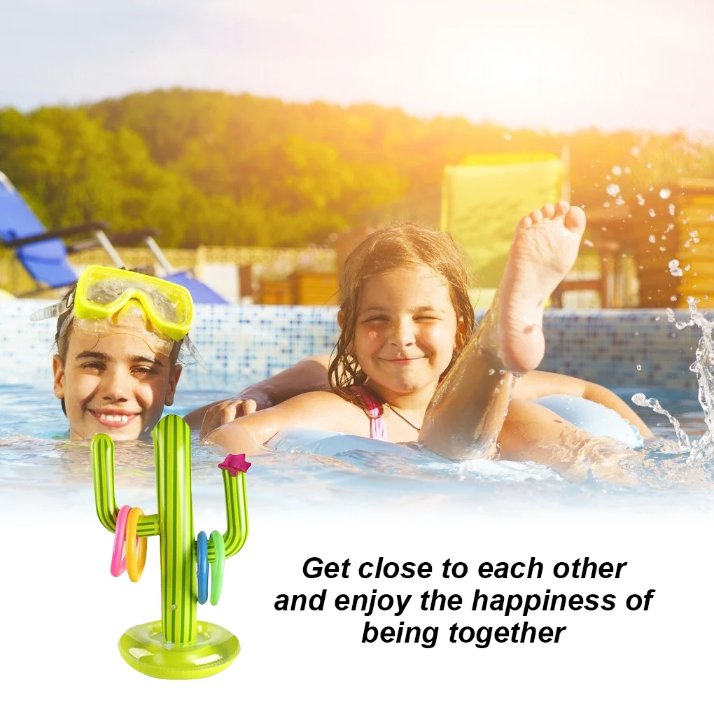 Outdoor Swimming Pool accessories Inflatable Cactus Ring Toss Game Set Floating Pool Toys Beach Party Supplies Party Bar Travel
Outdoor Swimming Pool accessories Inflatable Cactus Ring Toss Game Set Floating Pool Toys Beach Party Supplies Party Bar Travel