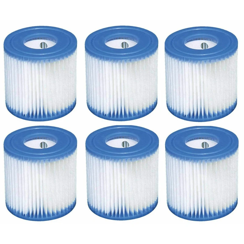 Pool Filter Cartridges Type H Replacement Swimming Pool Filter for Intex H,29007E Pool Filter Cartridges, 6 Pack
Pool Filter Cartridges Type H Replacement Swimming Pool Filter for Intex H,29007E Pool Filter Cartridges, 6 Pack