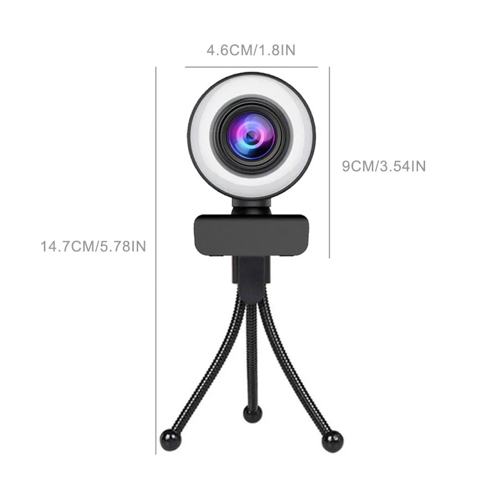 Newest 1080P 2K 4K HD Webcam with Fill Light Laptop PC Computer Live Broadcast Camera Video Webcam With Microphone
Newest 1080P 2K 4K HD Webcam with Fill Light Laptop PC Computer Live Broadcast Camera Video Webcam With Microphone