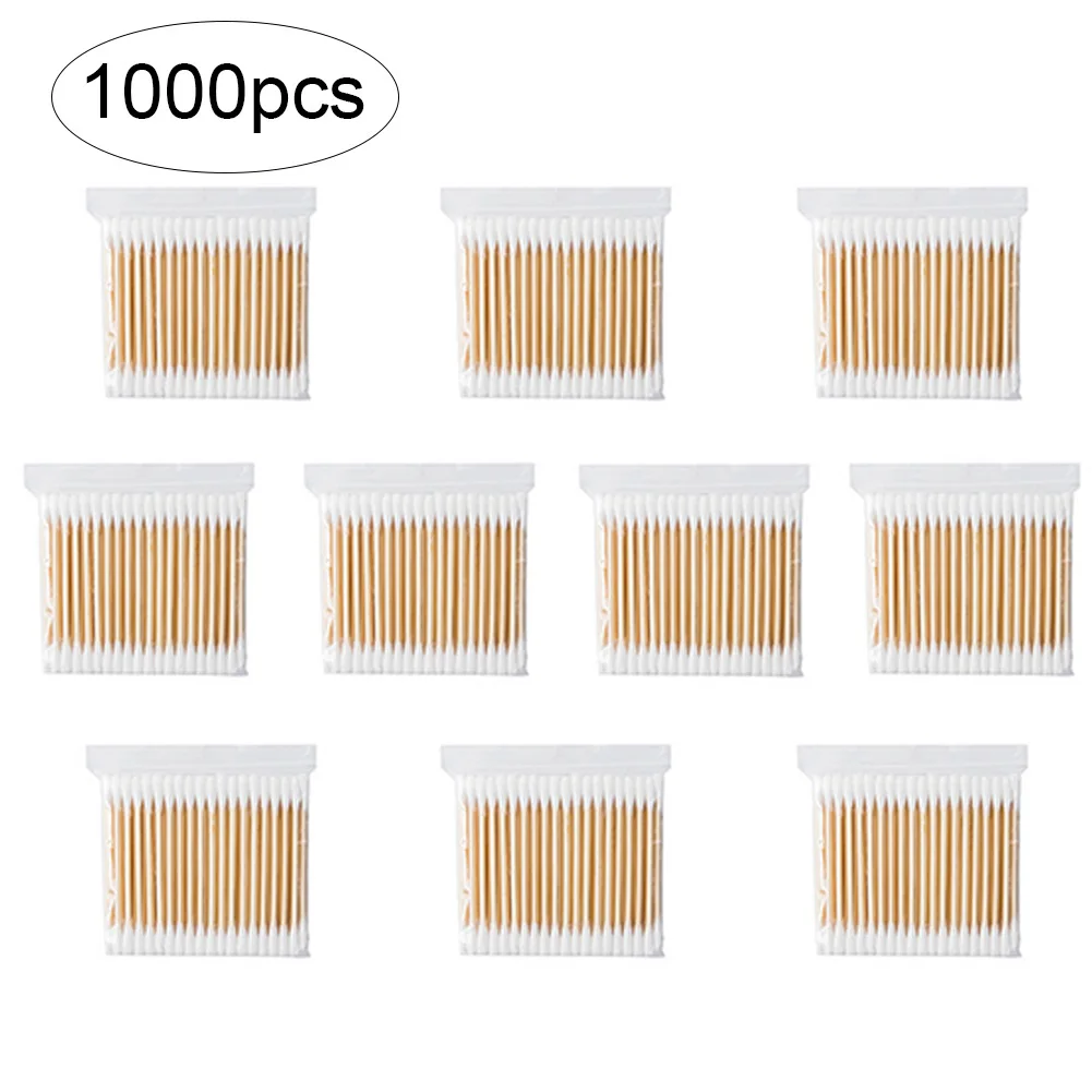 1000pcs Women Beauty Makeup Cotton Swab Double Head Cotton Buds Make Up Wood Sticks Nose Ears Cleaning Cosmetics Health Care
1000pcs Women Beauty Makeup Cotton Swab Double Head Cotton Buds Make Up Wood Sticks Nose Ears Cleaning Cosmetics Health Care
