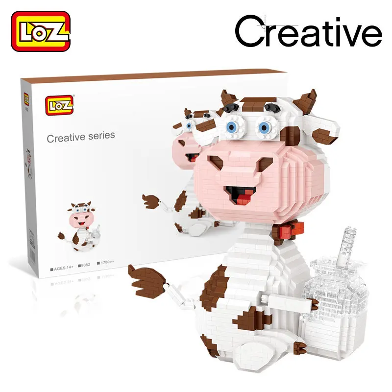 LOZ Mini Blocks Cute Cow Model Cartoon Building Bricks Kids Gifts Toys for Children Girls Present New Year 9052
LOZ Mini Blocks Cute Cow Model Cartoon Building Bricks Kids Gifts Toys for Children Girls Present New Year 9052