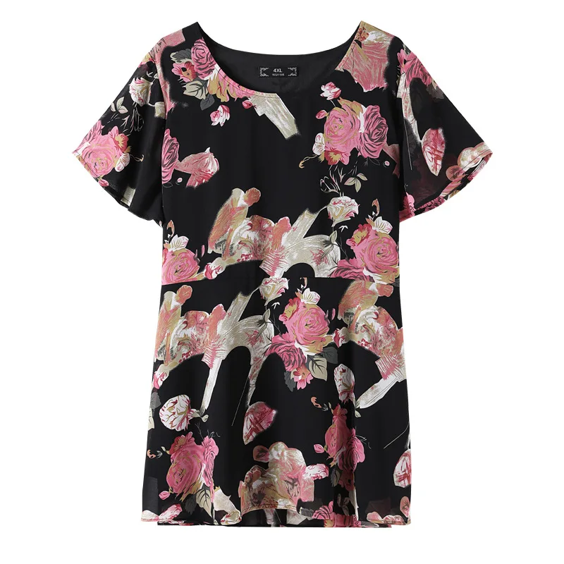 4XL To 10XL Plus Size Women Blouses Short Sleeve Casual Shirts Woman Tops Print Summer Loose Western Printed Casual Outerwear
4XL To 10XL Plus Size Women Blouses Short Sleeve Casual Shirts Woman Tops Print Summer Loose Western Printed Casual Outerwear