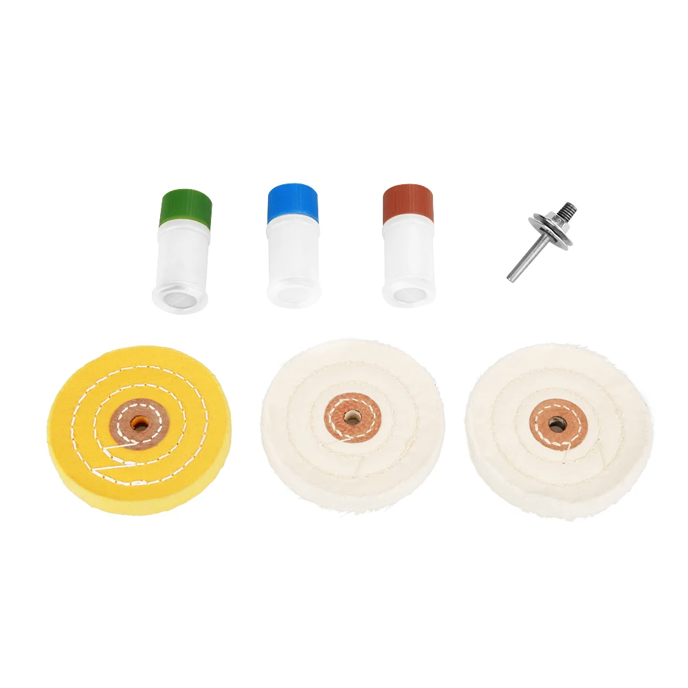 7Pcs Hard Metal Scratch Removal Buffing and Polishing Pads Set Polisher Tool Kit
7Pcs Hard Metal Scratch Removal Buffing and Polishing Pads Set Polisher Tool Kit