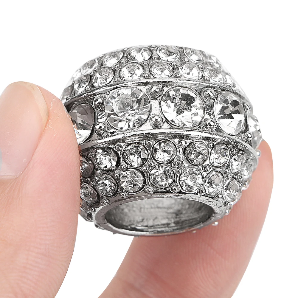 Bling Icy Crystal Rhinestone Seat Rod Diamond Ring Car-styling Interior Mouldings Car Seat Headrest Collar Decor
Bling Icy Crystal Rhinestone Seat Rod Diamond Ring Car-styling Interior Mouldings Car Seat Headrest Collar Decor