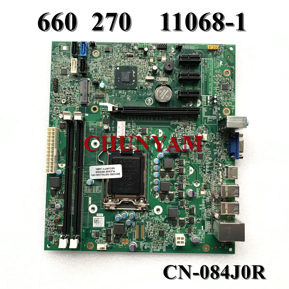 Десктопная материнская плата для DELL inspiron 660 vostro 270 11068 1 48 3hd01. 011 CN 084J0R 84J0R 100%