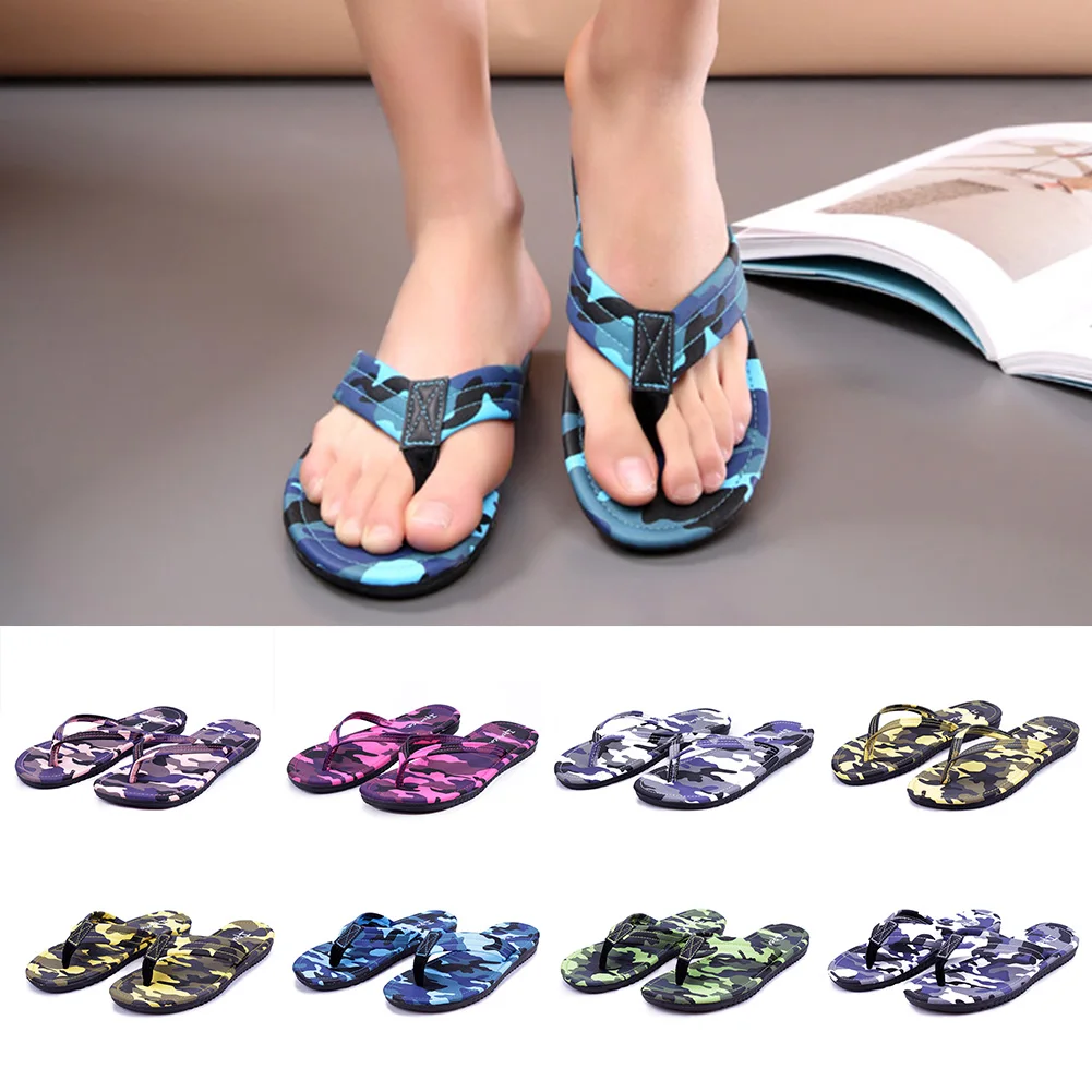 Summer Unisex Causal Camouflage flip flops home beach summer Leisure Slippers
Summer Unisex Causal Camouflage flip flops home beach summer Leisure Slippers