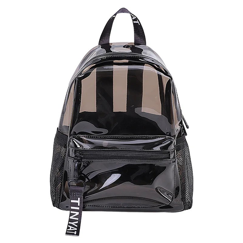 Transparent waterproof women's backpack, fashionable Waterproof PVC jelly backpack, tourist beach bag, girls' schoolbag
Transparent waterproof women's backpack, fashionable Waterproof PVC jelly backpack, tourist beach bag, girls' schoolbag