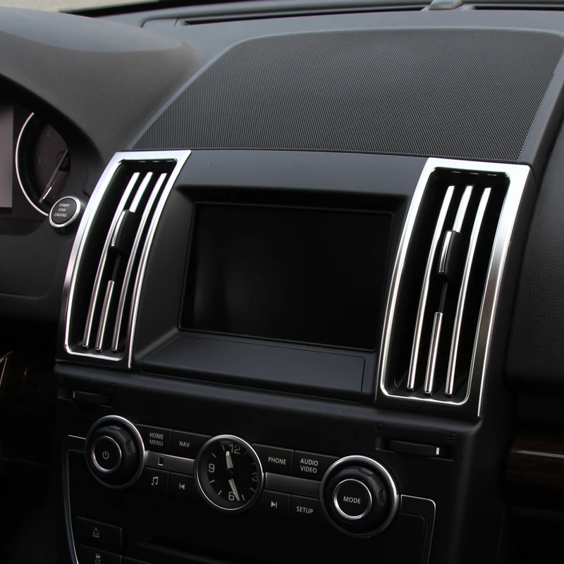 2pcs ABS Chrome Interior Center Air Conditioning Vent Outlet Frame Trim For Land Rover Freelander 2 2013-2015 Car Styling fgfr
2pcs ABS Chrome Interior Center Air Conditioning Vent Outlet Frame Trim For Land Rover Freelander 2 2013-2015 Car Styling fgfr