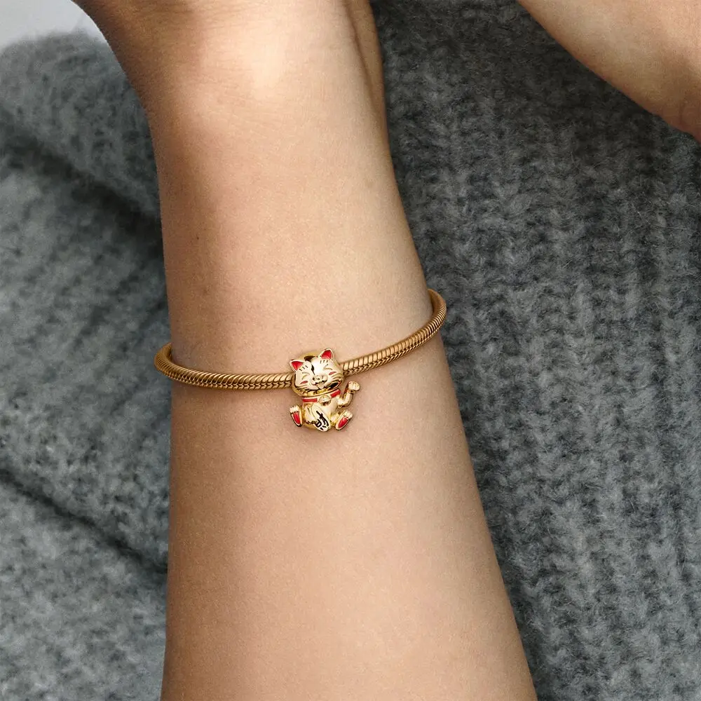 Cute Fortune Cat Charms For Bracelet 925 Sterling Silver Women Designer Fashion Jewelry Diy Making Original Pandora Bracelet
Cute Fortune Cat Charms For Bracelet 925 Sterling Silver Women Designer Fashion Jewelry Diy Making Original Pandora Bracelet