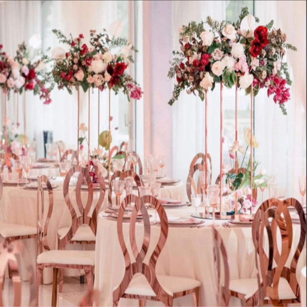 Nice 4 pcs/lot Gold Metal Wedding Pillar Aisle Road leads Flower Stand Wedding Decoration table centerpiece
Nice 4 pcs/lot Gold Metal Wedding Pillar Aisle Road leads Flower Stand Wedding Decoration table centerpiece