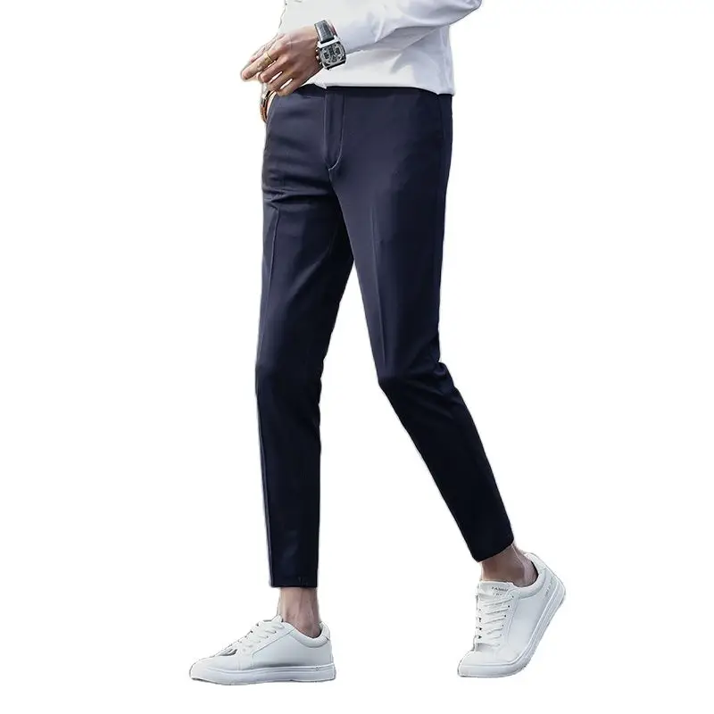 Pantalones Hombre Spring Summer Ankle Length Pants Men Korean Slim Fit Men Casual Pants Streetwear Man Trousers Men Black Gray
Pantalones Hombre Spring Summer Ankle Length Pants Men Korean Slim Fit Men Casual Pants Streetwear Man Trousers Men Black Gray