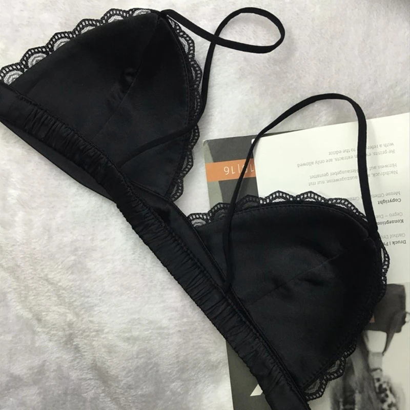 Lace Strap Lingerie Tank Tops Wireless Bra Crop Tops Triangle Underwear Bralette X3UE 
Lace Strap Lingerie Tank Tops Wireless Bra Crop Tops Triangle Underwear Bralette X3UE