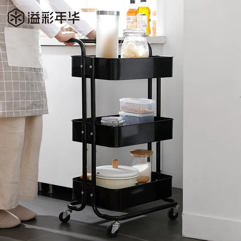 Storage Rack Kitchen Vegetable Trolley Landing Multi-layer Movable Trolley Baby Goods Storage Rack
Storage Rack Kitchen Vegetable Trolley Landing Multi-layer Movable Trolley Baby Goods Storage Rack