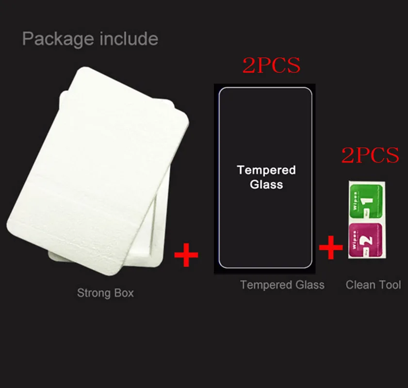 Закаленное стекло для Oukitel C15 Pro 2 шт. защита экрана 2.5D 9H on + Защитная стеклянная