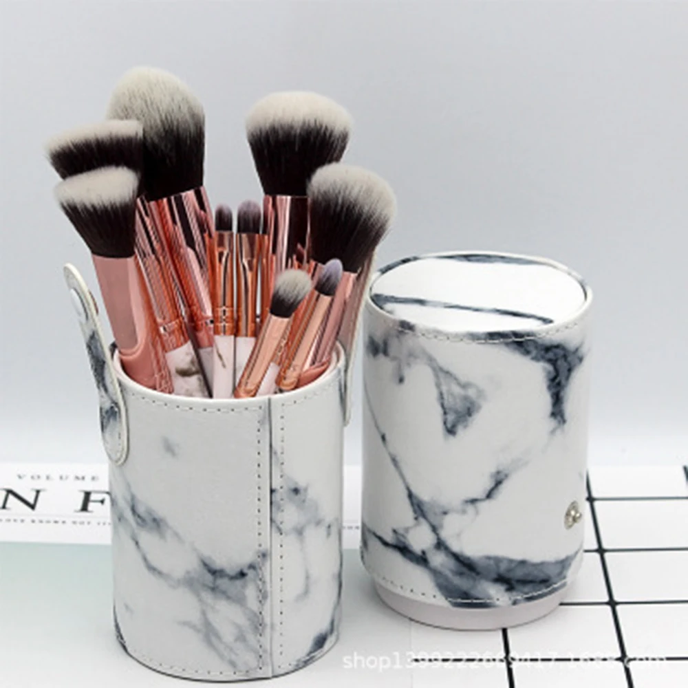 10 marbled кисточка для макияжа Мраморная с рукавами|Аппликатор теней век| |