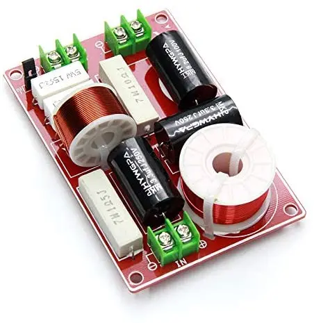 4-8ohm 120W Fever Home Audio Speaker Crossover Bookshelf HiFi 2 Way Divider Splitter
4-8ohm 120W Fever Home Audio Speaker Crossover Bookshelf HiFi 2 Way Divider Splitter