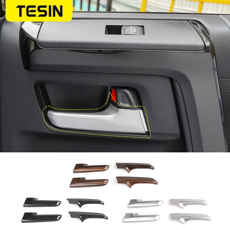 TESIN ABS Car Interior Door Glab Handle Cover Decal Decorative Trim Stickers Accessories for Toyota 4Runner 2017 2018 2019 2020
TESIN ABS Car Interior Door Glab Handle Cover Decal Decorative Trim Stickers Accessories for Toyota 4Runner 2017 2018 2019 2020