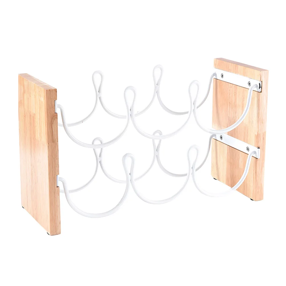 2 Tier Vintage Wine Rack Free Standing Tabletop Home Bar Dining Room Storage Holder Countertop European Style Pantry 6 Bottles
2 Tier Vintage Wine Rack Free Standing Tabletop Home Bar Dining Room Storage Holder Countertop European Style Pantry 6 Bottles