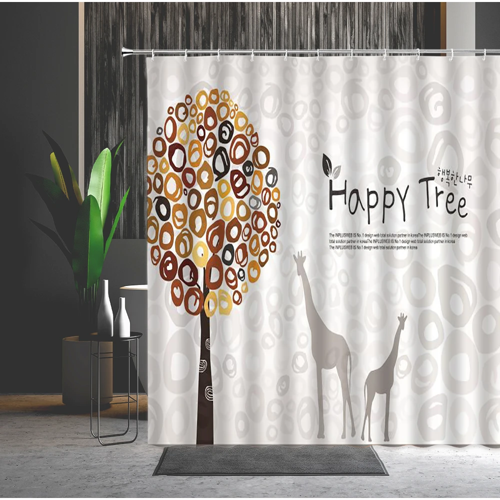 Cartoon Animal Shower Curtains Wolf Deer Rabbit Bird Pattern Bath Decor Washable Bathtub Screen Set With Hook Bathroom Curtain
Cartoon Animal Shower Curtains Wolf Deer Rabbit Bird Pattern Bath Decor Washable Bathtub Screen Set With Hook Bathroom Curtain