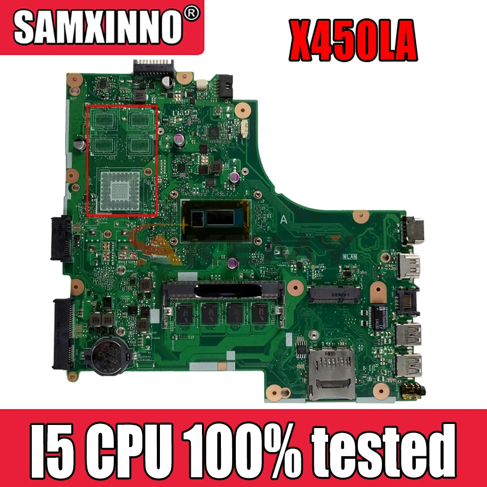 Для Asus X450LA материнская плата X450LA материнская плата REV2.3 с процессором I5 CPU 100% протестирована
Для Asus X450LA материнская плата X450LA материнская плата REV2.3 с процессором I5 CPU 100% протестирована