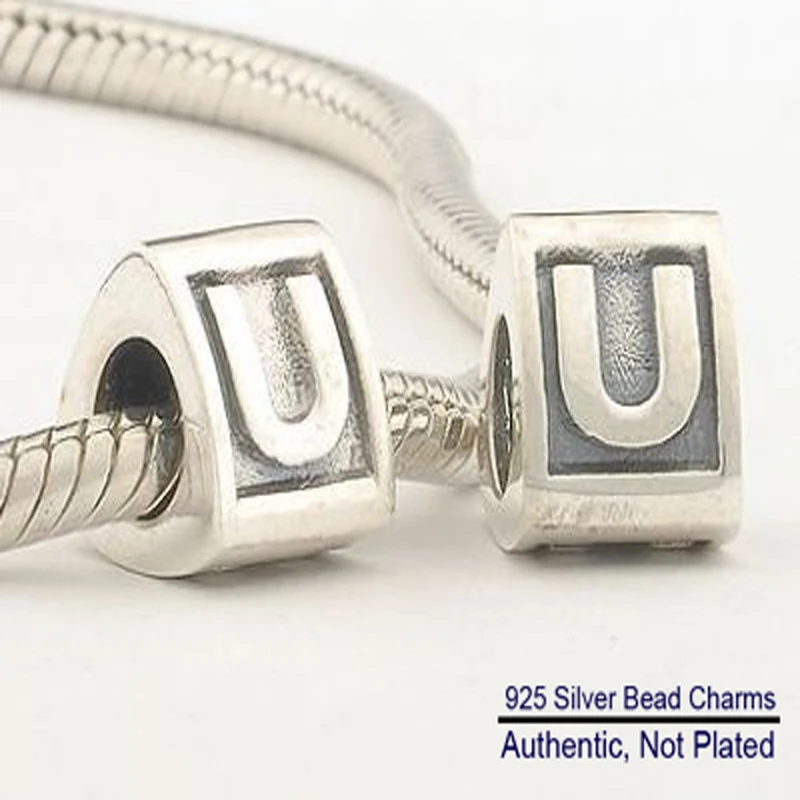 100% 925 пробы серебряные ювелирные изделия Подходит для Pandora амулеты Браслеты